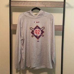 Phillies 42 Majestic Shirt Hoodie